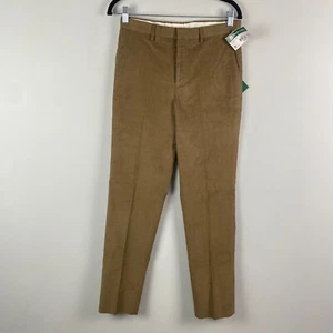 Brooks Brothers Corduroy Pants Boys Size 20 Brown Straight Leg - Picture 1 of 10