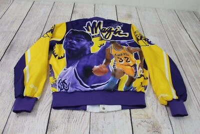 Chaqueta de Colección Chalk Line Fanimation Magic Johnson Los Angeles Lakers Para Hombre Pequeña Foto 1 de 4