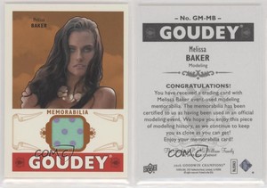 2016 Upper Deck Goodwin Champions Goudey Memorabilia Melissa Baker #GM-MB