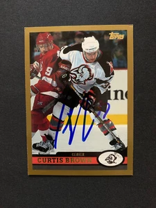 CURTIS BROWN SABLES AUTÓGRAFO AUTOMÁTICO 99-00 TOPPS #86 *70915 - Imagen 1 de 1