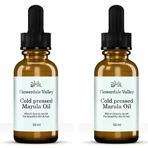 Marula Oil x2 50ml Cold Pressed Vitamin C Anit-Aging For Skin & Hair natural - Picture 1 of 5