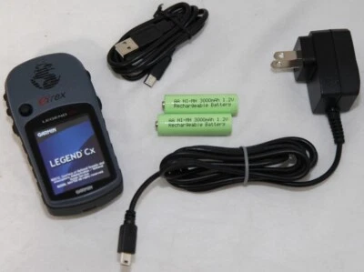 Garmin eTrex Legend CX Hiking GPS Navigation 4GB US Topo 100K V6 Maps Color LCD - Image 1 of 4