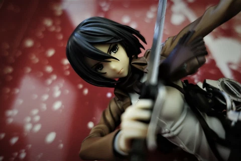 NEW Good Smile ATTACK ON TITAN MIKASA ACKERMAN DX Version 1/8 scale PVC MISB Cover