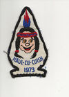 ARROWHEAD patch / HAUL CU CUISH  1973 - Boy Scout BSA B1