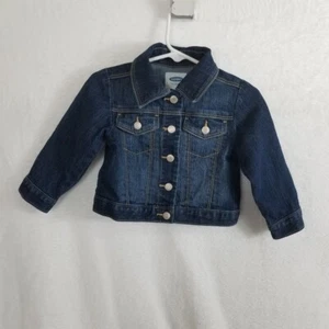 Chaqueta vaquera Old Navy para niños pequeños, talla 12-18 M, azul - Imagen 1 de 4