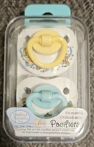 Vintage Baby Boy 0-6 Months Orthodontic Pacifiers Luv N' Care Precious Moments - Picture 1 of 2