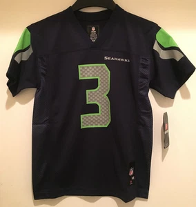 Seattle Seahawks Russell Wilson #3 Youth Replica Blue Color Jersey - NFL Licensed - Bild 1 von 10