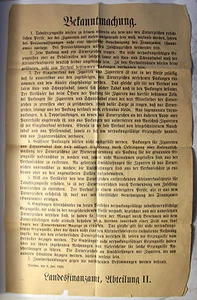 Bekanntmachung Finanzamt Dresden Sachsen 1920 Handhabung des Tabakverkaufs xz - Bild 1 von 1