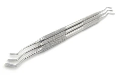 Juego de 3 instrumentos de llenado de plástico compuesto de amalgama dental  Foto 1 de 4