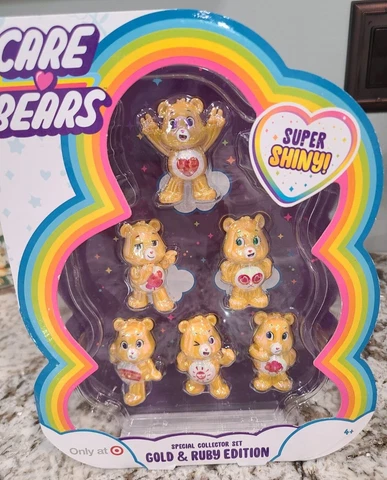 😍 Care Bears Gold and Ruby Edition Special Collector Set NIB Target Exclusive!! Cover