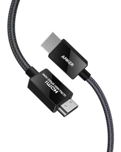 Anker 8K@60Hz HDMI Cables, Ultra High Speed 4K@120Hz 48Gbps 6.6 ft Ultra HD HDMI - Picture 1 of 7