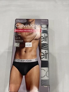 CALVIN KLEIN MICROFIBER HIP BRIEF 4 PACK, CHOOSE SIZE - Picture 1 of 14