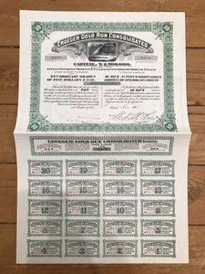 CRUEGER GOLD RUN CONSOLIDATED (CANADA) (F3) - Foto 1 di 1