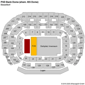 Disturbed DÜSSELDORF - 1/6 GOLDEN CIRCLE STEHPLATZ TICKETS KARTEN - Bild 1 von 1