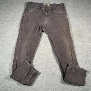 Patagonia Pants Mens 34x32 Gray Corduroy Organic Cotton 5 Pocket Casual Outdoors - Picture 1 of 17