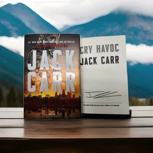 Cry Havoc A Tom Reece Thriller Signed Autographed by Jack Carr AUTOGRAPH HC 2025 - Bild 1 von 5