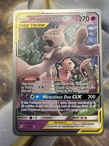 Mewtwo & Mew GX 71/236 Tag Team 2019 World Championship Edition Pokemon TCG casi nuevo - Imagen 1 de 3
