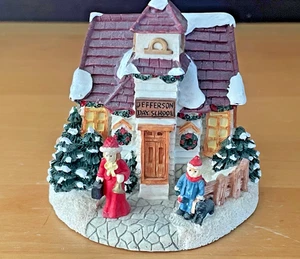CRYSTAL FALLS VILLAGE COLLECTIBLES 1994 JEFFERSON DAY SCHOOL - Picture 1 of 10