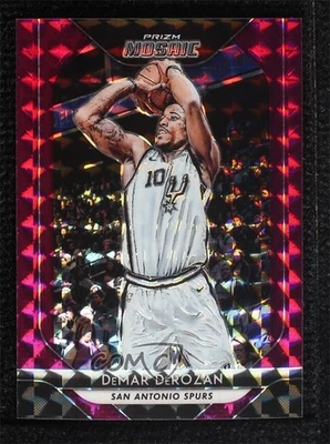 2018-19 Panini Prizm mosaico púrpura 5/49 DeMar DeRozan #19 Foto 1 de 3