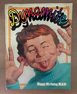 Dynamite Magazine / Issue #47 / MAD Magazine tribute / incl uncut baseball cards - Picture 1 of 6