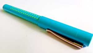 Preowned - Faber - Castell Blue and Yellow Ballpoint Pen - Picture 1 of 5