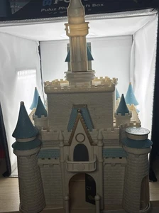 Disney Cinderella Castle Monorail Park Playset Vintage Broken - Picture 1 of 6