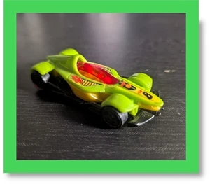 🏁 2012 Hot Wheels Formula Street #8 – Green & Yellow Diecast Racer (Loose) - Picture 1 of 8