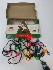 Everglow Christmas Lights Flower String Light Set 20 Lights Flower MCM - Picture 1 of 5