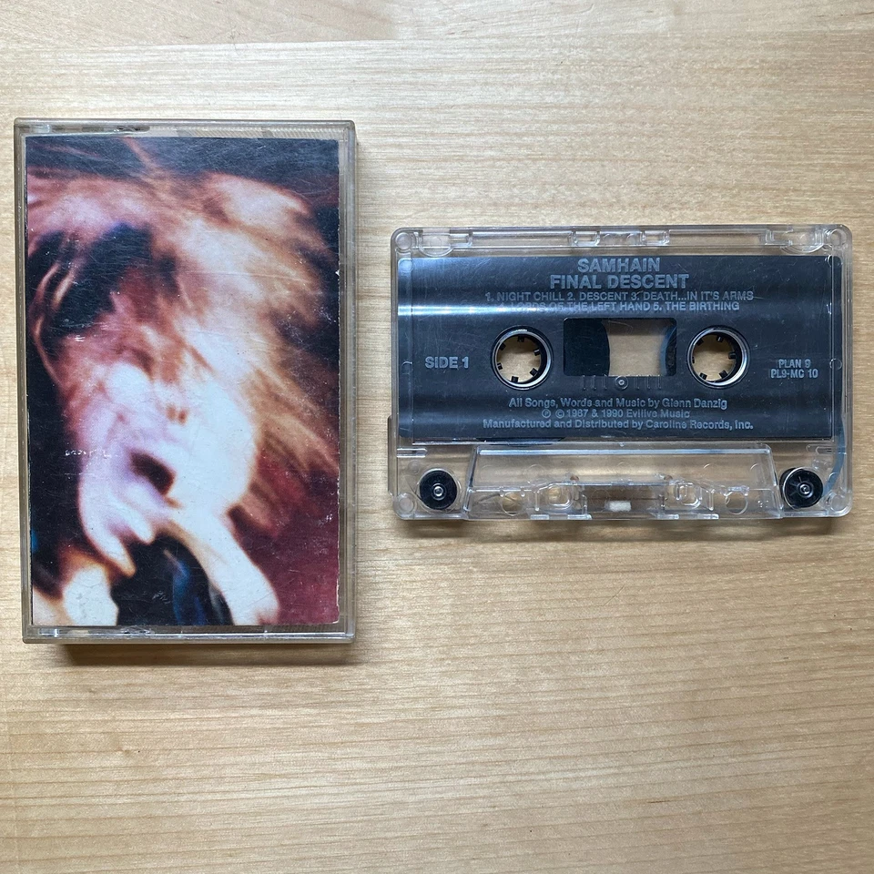 Samhain Final Descent Cassette 1987 1990 Danzig Misfits Plan 9 PLAY TESTED - Image 1 of 4