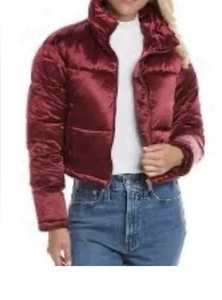 7 For All Mankind Cropped Puffer Jacket, size XS - NWT - Picture 1 of 4
