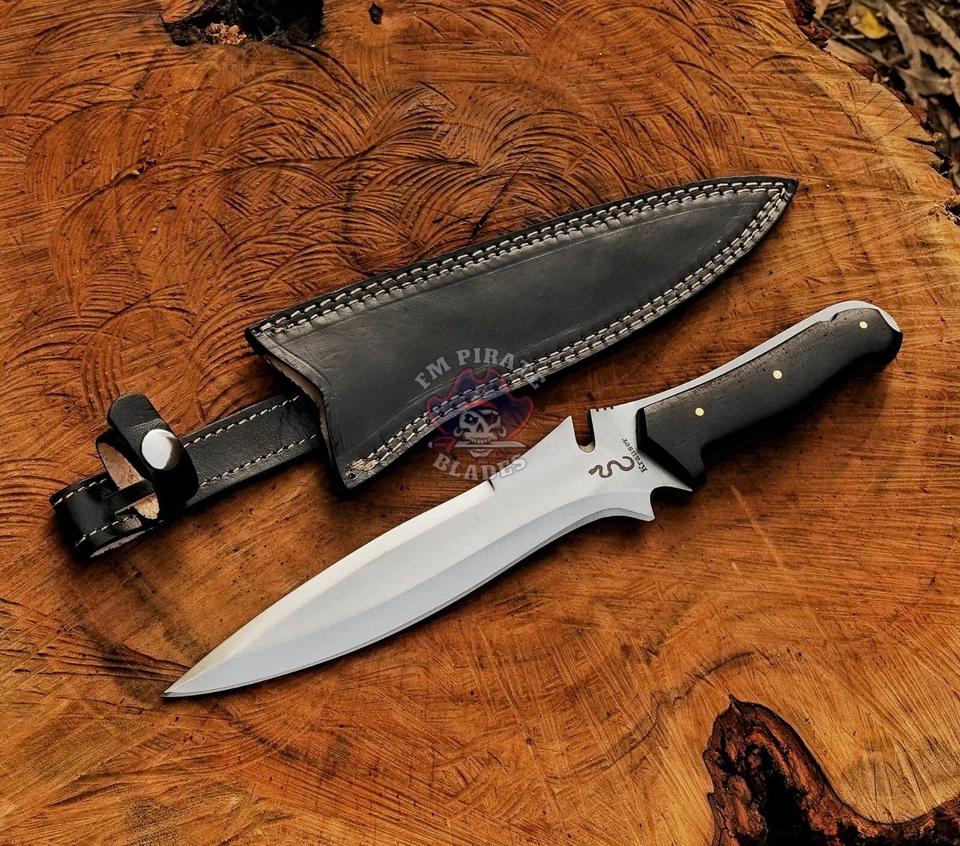 FM PRIATE BLADES Jack Krauser Knife RE4 inspired by Resident Evil 4 Custom Handmade Spring Steel.