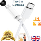 Fast Charging Sync Date Cable Type C to for Iphone All Models 1M UK