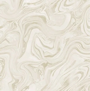 Tappezzeria, Designtapete, Chiarore, Marble-Optik, Grigio Talpa, Avorio, Oro, - Foto 1 di 5