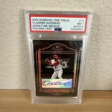2004 Donruss Timeless Treasures Vladimir Guerrero Signature Bronze AUTO /50