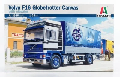 MODELLINO CAMION STATICO ITALERI VOLVO F16 TRUCK GLOBETROTTER 1982 SCALA 1/24 - Immagine 1 di 3