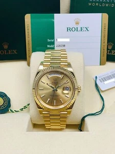 Rolex Day-Date President 40MM Champagne Dial Ref. 228238 FULL SET - Picture 1 of 11