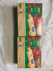 2*Brio 33764 Wooden Railway System Interactive Smart Track Warning Tracks - Picture 1 of 4