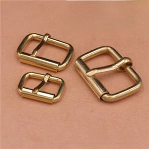 5pcs Roller Brass Buckles Belt Hardware Single Prong for Bag DIY Accessories - Picture 1 of 16
