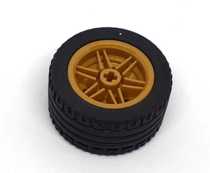 1x Lego® Technic Felge gold 56145 + Reifen 43.2 x22 ZR - Picture 1 of 2