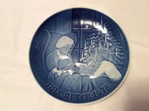 Plato de Navidad Bing & Grondahl 1978 B&G De Colección - Un Cuento de Navidad Dinamarca Usado en Excelente Condición - Imagen 1 de 2