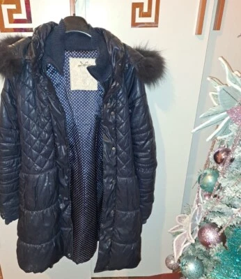 Piumino Monnalisa cappuccio volpe bambina ragazza 10-12 anni - Immagine 1 di 4