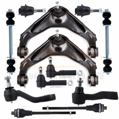 12pcs Suspension Front Control Arm Kit For 2001-2010 Chevrolet Silverado 2500 HD - Image 1 of 4