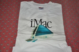 Brand NEW Vintage Collectible 90s iMac Bondi Blue Think Different T-Shirt Rare - Picture 1 of 6