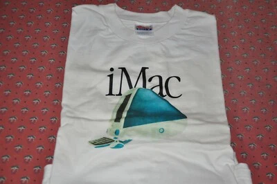 Brand NEW Vintage Collectible 90s iMac Bondi Blue Think Different T-Shirt Rare - Image 1 of 4