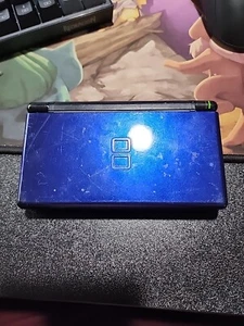 Nintendo DS Lite USG-001 kobaltblaue Konsole mit schwarzem Fleck auf dem Bildschirm - Bild 1 von 6
