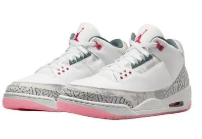 Tênis masculino Nike Air Jordan 3 Retro Wings Jordan III AJ3 rosa/branco HM6993-100 - Imagem 1 de 4