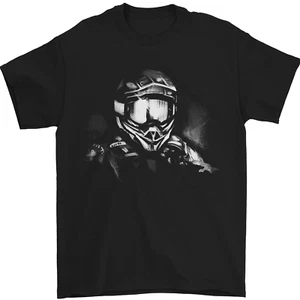 Motocross Rider Motorbike MotoX Dirt Bike Mens T-Shirt 100% Cotton