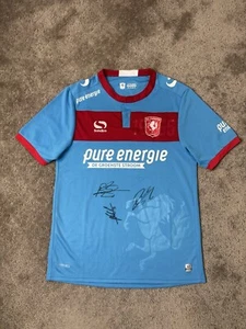 Mens Jersey SONDICO FC TWENTE 2018/2019 AWAY SOCCER With Team Signatures, Size M - Picture 1 of 11