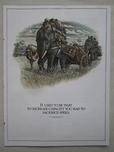 7/1990 PUB 4 PAGES HONEYWELL VLDS DIGITAL RECORDER ELEPHANT ELEFANT ORIGINAL AD - Imagen 1 de 3