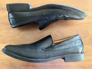 Clarks Tilden Free Loafer Men's Size 9.5 M Black Leather Dress Shoes 22261 - Picture 1 of 8